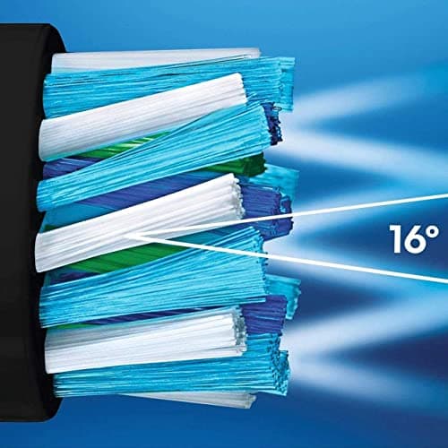 Oral-B Crossaction Electric Toothbrush Replacement Brush Head Refills, Black , 4 Count (Pack of 1) 6