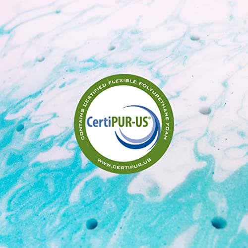 BioPEDIC 4-Inch Twin Size Mattress Topper, iCOOL Tech and Gel Swirl Medium Plush Memory Foam Mattress Topper, CertiPUR-US Certified, White, Twin Size (75" L x 39" W x 4" H) 8