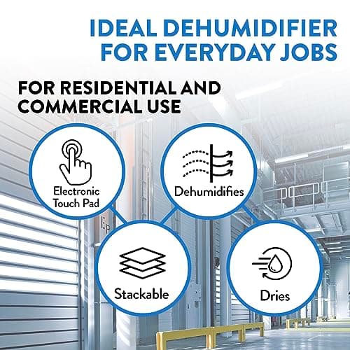 Dri-Eaz LGR 6000Li Commercial Dehumidifier with Pump, Portable Industrial Dehumidifier (F600) 7