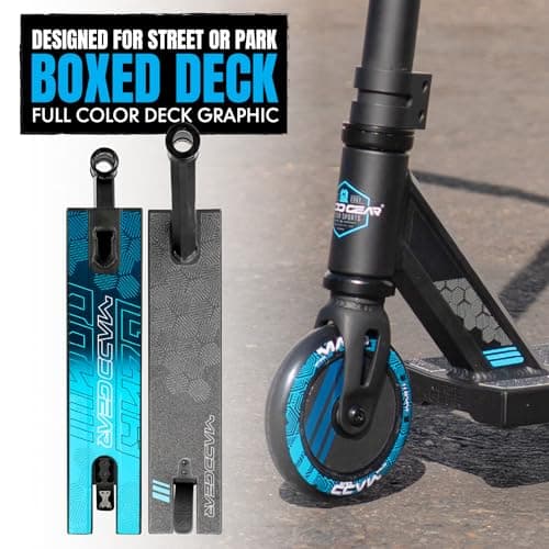 Pro Trick Stunt Scooter for Kids Ages 8-12 – Lightweight Durable 2 Wheel Freestyle Scooter for Skatepark and Street – Easy Assembly – Madd Gear MG3 5