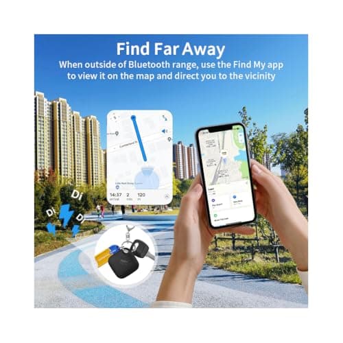 Air Tracker Tag 4 Pack Bluetooth Luggage Tracker tag Locator Works with Apple Find My,Smart Tracker for Suitcase, Bag, Backpack, Wallet,Replaceable Battery Smart tag Item Finder 5