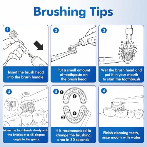 Replacement Toothbrush Heads Compatible with Oral-B Braun, Pack of 8 Professional Precision Clean Electric Toothbrush Replacement Heads for Oral-b 7000, Clean, Oral B Pro 1000, 9600, 500, 3000, 8000 8