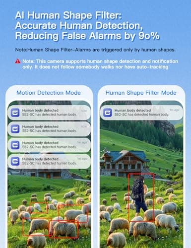 MOES 4G LTE Cellular Solar Security Camera, Lifetime Free Unlimited Data 2K Wireless Outdoor Surveillance, Color Night Vision, AI PIR Motion Sensor Detection, Built-in VSIM Card, 32GB Storage 6