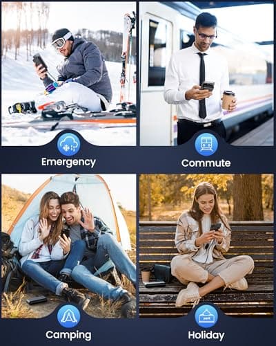 Portable Charger Power Bank 40000mah, USB C Fast Charging 22.5W External Battery Pack Phone Charger Quick Charge with 3 Outputs & 2 Inputs for iPhone 16/15 Samsung Android Camping Travel Essentials 7