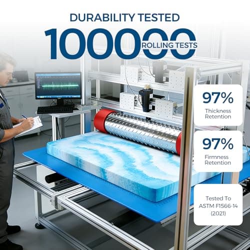 LovingLeashes Premium Dual Layer 4 Inch Memory Foam Mattress Topper, 2 Inch Gel Memory Foam and 2 Inch Pillow Top Mattress Pad Cover for Back Pain, Extra Thick Comfort Support（Queen 60"x80"） 6