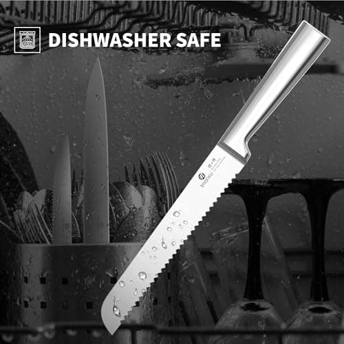 imarku Knife Set - Kitchen Knife Set 15 Pieces Japanese Stainless Steel Knife Block Set with Sharpener - Dishwasher Safe Kitchen's Knives - Ultra Sharp Chef Knife Set for Kitchen 5