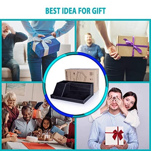 Fast Wireless Charging Station with Desk Organizer for iPhone 17/16/15/15 Pro/14/14 Pro Max/14 Pro/14 Plus/13/13 Pro Max/13 Pro/and iPhone 12/11 Series, Nightstand Desktop Organizer for Home Office 9