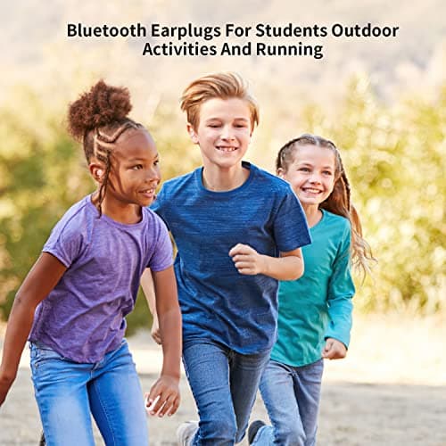 Bluetooth Kids Earbuds, Pink Wireless Earbuds for Girls and School Classroom Earpods Small Ears Headphone Earphones earpods in-Ear Headset Suitable to use with Microphone. 5
