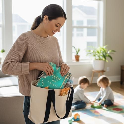 CAGIE 2026 Planner Weekly and Monthly， Jan - Dec 2026 8.3 x 9.3 Inch Hardcover Spiral Bound, 13 Monthly Dividers Tabs, Stickers, Floral Daily Planner​ for Women Perfect 2026 Yearly Calendar Planner​ 7