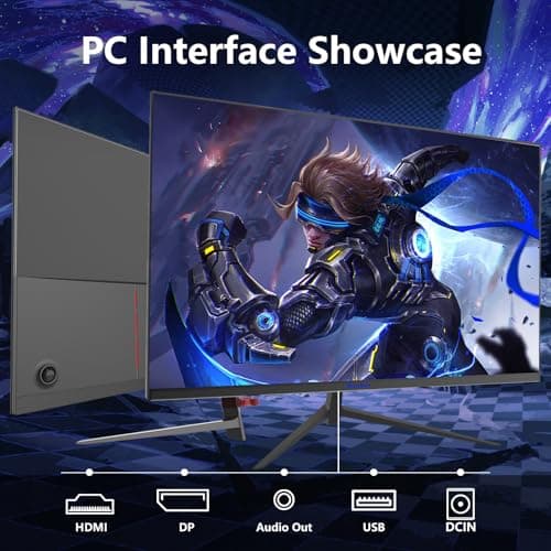 Sealan 27 inch Gaming Monitor 180hz FHD 1080P PC Monitors GTG Vertical with Freesync Eye-Care Technology HDMI, DisplayPort,VA Screen for Gaming Home Office Support Wall Mount Install（100×100mm） 8