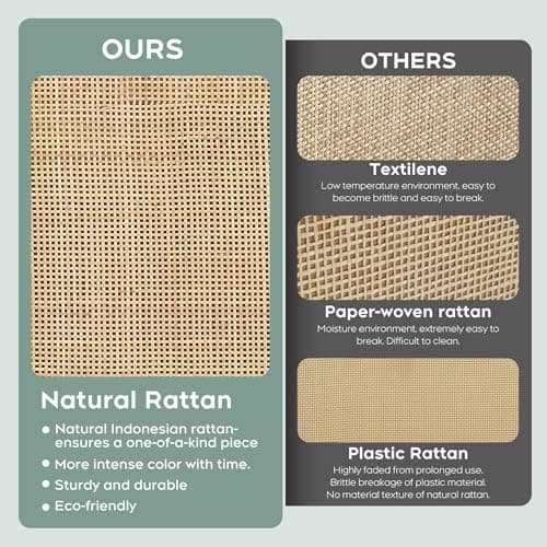 Brafab Shoe Storage Cabinet with 2 Flip Drawers&1 Small Drawer, Slim Entryway Shoe Organizer with Half Round Woven Rattan Doors for Sneakers… 6