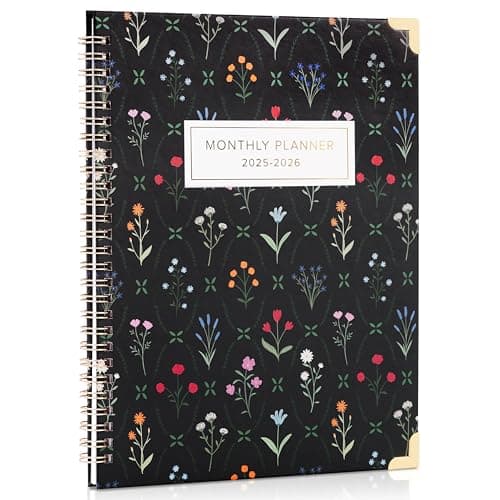 Beautiful 2025-2026 Monthly Planner and Calendar Book - To Do List Notebook That Easily Organizes Your Tasks to Boost Productivity - Runs From June 2025 Until December 2026