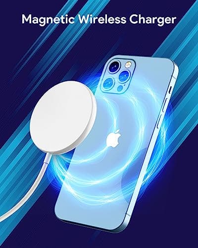 COKOEYE Magnetic Wireless Charger 2-Pack for iPhone Wireless Charger Pad, Max Fast for Magsafe Phone Adapter for iPhone 16/16 Plus/16 Pro/16 Pro Max/15/15 Pro/15 Plus/ 14/13 Series/AirPods Pro 2 8