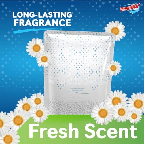 DampRid Fresh Scent Single-Use Pouch Moisture Absorber, 6-Pack 7