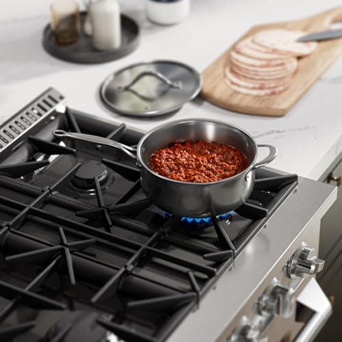 Empava Gas Range,Convection Oven 4.2 Cu. Ft with 4 Deep Recessed Burners Cooktop, Heavy Duty Continuous Grates in Stainless Steel for Kitchen, Restaurant.Freestanding & Slide-In,30 Inch 7