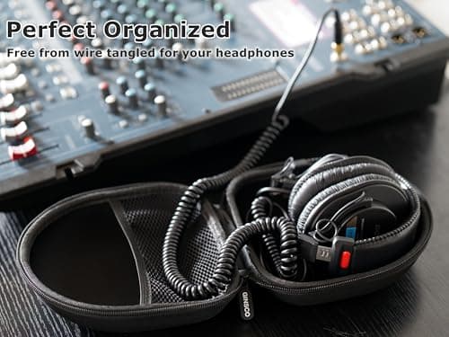 Ginsco New Hard Case Compatible with Beats Solo 4/3/Studio Pro/Studio 3 Bluetooth Headphones, with Soundcore/BERIBES/TOZO/KVIDIO/SNOY MDR7506/ATH M30X/Marshall Major V, Travel Carrying Headphone Case 8