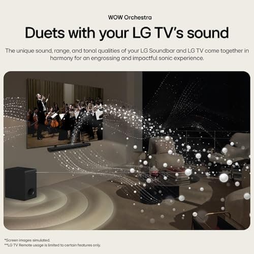 LG S70TY 3.1.1-Channel QNED TV Matching Soundbar, Dolby Atmos, Wow Orchestra, Rear Speaker Ready, Wireless Subwoofer (2024 Model) 7