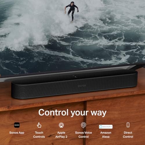 Sonos Beam Gen 2 - Black - Soundbar with Dolby Atmos 6