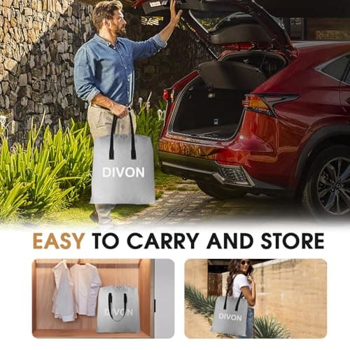 DIVON King Size Air Mattress with Built in Pump Raised,18’’King Air Mattress with Wave Pattern,Blow Up Mattress in 3 Mins,Self Inflatable Mattress for Camping,Floor&Travel,Portable Air Bed for Adults 9