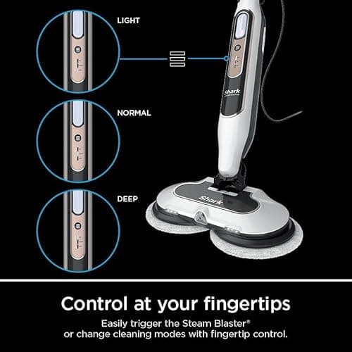 Shark S8201 Steam & Scrub with Steam Blaster Technology All-in-One Hard Floor Steam Mop with 3 Steam Modes & LED Headlights, Bronze (Renewed) 7