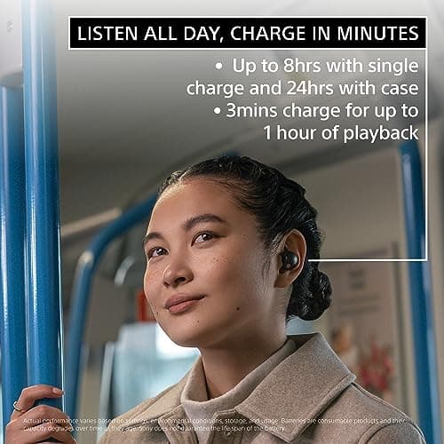 Sony WF-1000XM5 Premium Noise Cancelling Truly Wireless Bluetooth Earbuds & in-Ear Headphones with Alexa Built-in, Smoky Pink 10