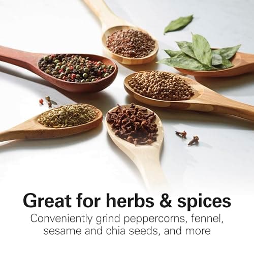 Hamilton Beach Fresh Grind Electric Coffee Grinder for Beans, Spices and More, Stainless Steel Blades, Removable Chamber, Makes up to 12 Cups, Black 7