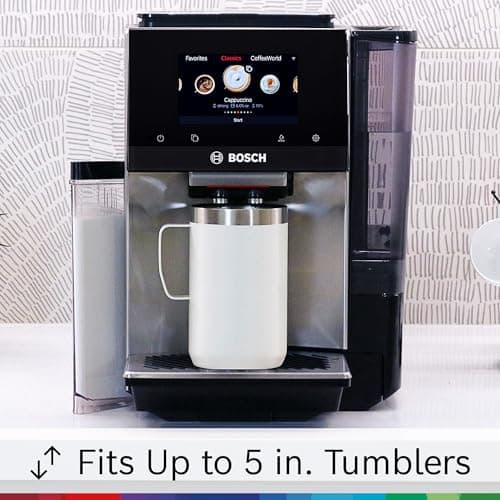 Bosch 800 Series Fully Automatic Espresso and Coffee Machine – 36 Drinks with Coffee World, Cold Brew, Double Cup, Integrated Milk Container, Smart Features, in Stainless Steel TQU60703 11