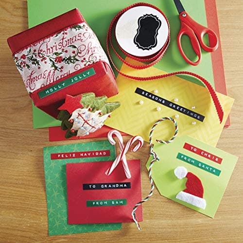 DYMO Embossing Label Maker with 3 DYMO Label Tapes Organizer Xpress Pro Starter Kit Ergonomic Design For Home DIY & Crafting 6