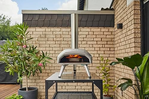 Ooni Karu 12 Multi-Fuel Outdoor Pizza Oven – Reaches 950°F and Cooks 12 Inch Pizzas and More in 60 Seconds - Portable Wood and Gas Grill with Pizza Stone, Dual Fuel Ooni Pizza Oven 8
