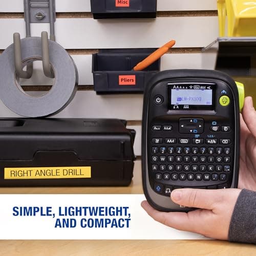 LABELWORKS Epson LW-PX300 Industrial Label Maker for Office – Compatible with Stickers, Magnets, and Shrink Tube, Portable Handheld Design, Label Maker and Tape Only 6