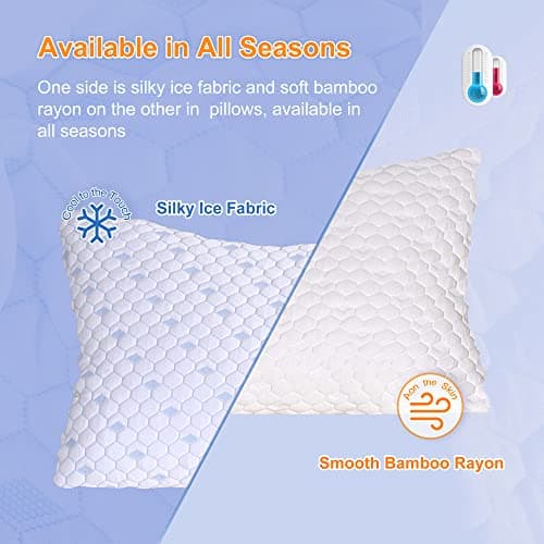 ESHINE Full Body Pillows for Adults - Full Body Pillow for Sleeping/Gel Infused Cooling Pillows/Shredded Memory Foam Pillows, Oeko-TEX/CertiPUR-US Certified, 20x54 Long Pillows… 8
