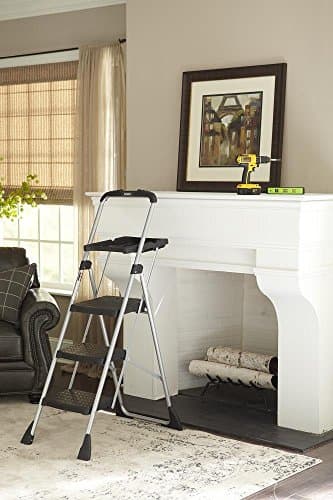 Cosco Max Steel Work Platform, Easy Fold One-Hand Lock, Convenient Project Trays, Stable & Secure, ANSI Rated 225 lbs, 10 Year Warranty 6