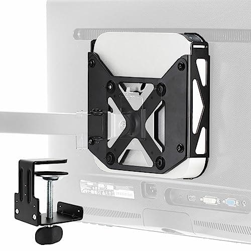 VIVO Behind Monitor VESA Mount Designed for Mac mini, 2010 to 2023 Models, Desk Clamp Option, Black, Mount-MINI1