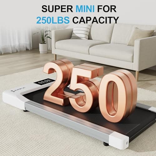 Superun Treadmills Walking Pad with 9% Auto Incline for Home Office, 3 in 1 Under Desk Walking Pad with Wide LED Display, Walking Pad with Smart APP & Remote Control, 300 Lbs Capacity 7