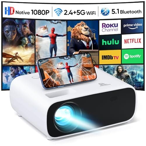 Portable Wireless Projector - Perfect for Home and Trave
