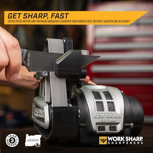 Work Sharp Ken Onion Knife Sharpener Tool - Adjustable Knife Sharpening System - For Knives, Scissors, Serrated Blades, & Tools 5