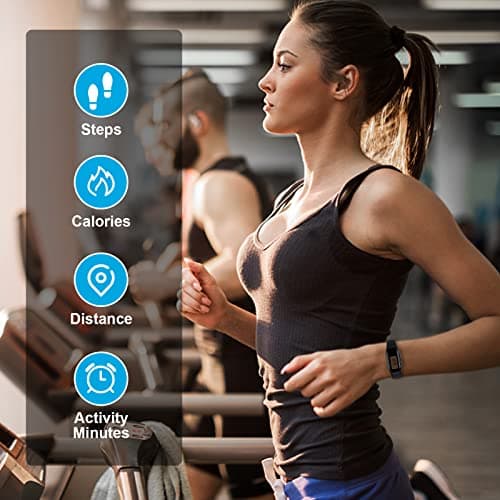 Poriylzz 3D Pedometer for Walking, Waterproof Pedometer Watch, Simple Step Counter for Walking with Steps Calories Distance Time for Kids Men Women Adults Seniors, CR-888 2