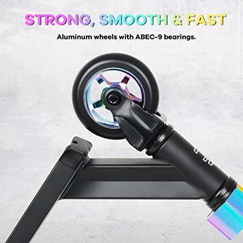 V2 Pro Trick Scooters, Stunt Scooter for Kids Ages 6-12 Years and Teens - Complete Beginner and Intermediate Freestyle BMX Scooter (Neo) 5