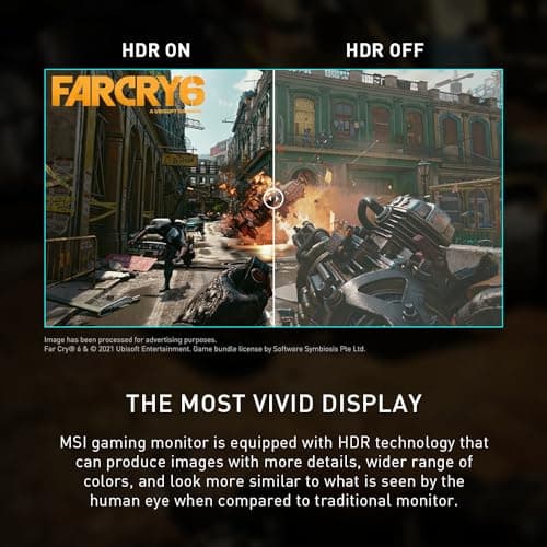 msi G273CQ, 27" Gaming Monitor, 2560 x 1440 (QHD), VA, 170Hz, FreeSync Premium, HDR Ready, HDMI, Displayport, Tilt 7