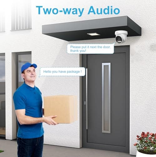 Anpviz 6MP PoE PTZ Camera Outdoor, 5X Optical Zoom 2.7~13.5mm Lens, Pan Tilt Zoom IP Security Camera with Human Vehicle Detection, Spotlight&Sound Alarm, SD Card Slot, IP66, NDAA Compliant (U Series) 6