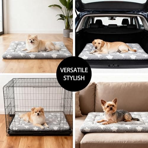 Dog Bed Mat – Soft & Comfortable Dog Kennel Pad for Crate – Durable Crate Bed & Mat for Dogs & Cats – Ideal for Crate, Kennel, and Home Use 7