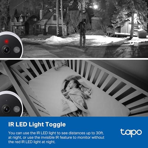 Tapo 2K+ Indoor/Outdoor Wired Security Camera - 2024 PCMag Editors' Choice, Person/Pet/Vehicle Detection, Baby Monitoring, Color Night Vision, Subscription-Free Local Storage or Optional Cloud, C120 7