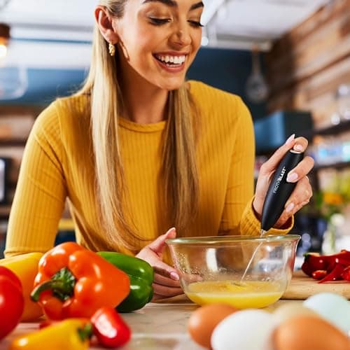 FrothBlast Milk Frother Handheld for Coffee (Foam Maker) Whisk Drink Mixer for Lattes, Cappuccino, Frappe, Matcha, Hot Chocolate 6