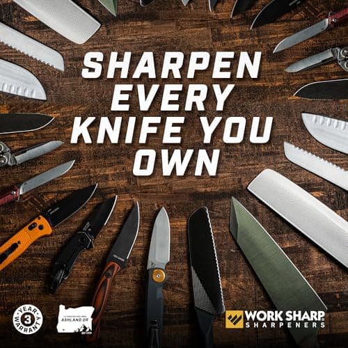 Work Sharp Precision Adjust Elite Knife Sharpener - Adjustable Knife Sharpening System - For Hunting, Serrated & Kitchen Knives 8