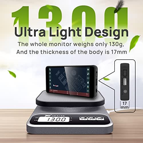 Portkeys PT5 II Camera Monitor Touchscreen DSLR Field Monitor 5 inch 4K30P Input/Output Wide Color Gamut New Peaking 3D LUT Video Assist Luma RGB Waveform for DSLR 5