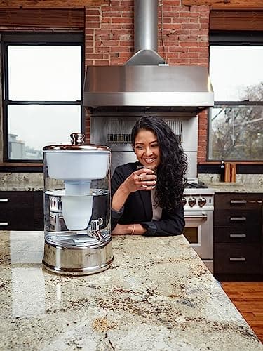 ZeroWater 40-Cup Ready-Pour 5-Stage Round Glass Water Filter Dispenser with 5-Stage 0 TDS Water Filter – IAPMO Certified to Reduce Lead, Chromium, and PFOA/PFOS 7