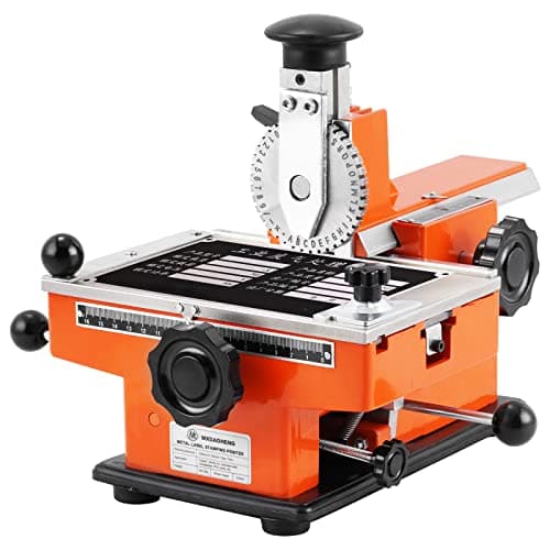 Manual Nameplate Metal Label Stamping Printer Machine Marking Machine for Metal (No.3 Codeword Plate)