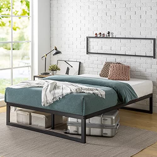 ZINUS Abel Metal Platform Bed Frame / Mattress Foundation with Steel Slat Support / No Box Spring Needed / Easy Assembly, King