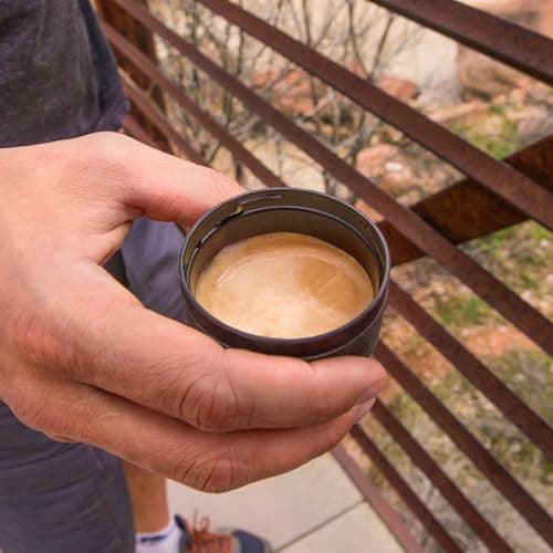 WACACO Minipresso GR, Portable Espresso Machine, Compatible Ground Coffee, Hand Coffee Make, Travel Gadgets, Manually Operated, Perfect for Camping 8