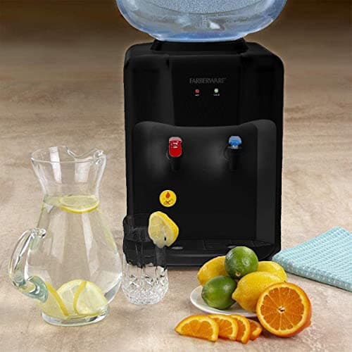 Farberware FW-WD219 Freestanding Hot and Cool Water Cooler Dispenser, Countertop Black 5